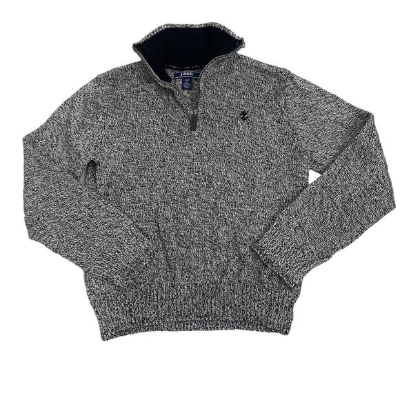 Bundle 2 Izod Quarter Zip Pullover Sweaters Size Youth Small (8) - Picture 3 of 3